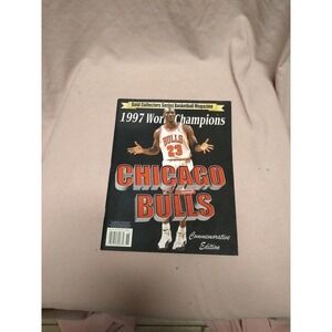 GOLD collectors series basketball magazine 1997 world champions chicago bulls